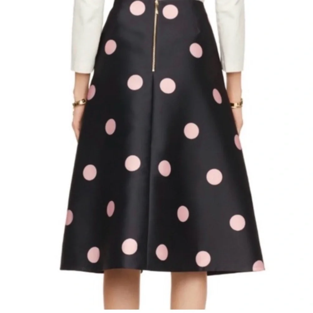 Kate Spade Elegant Polka Dot Bow blouse and matching Skirt size 12 - Picture 5 of 9